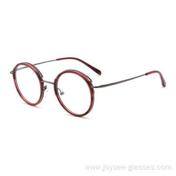 Round Shape Acetate Material Sell Hot In Many countries Eyeglasses